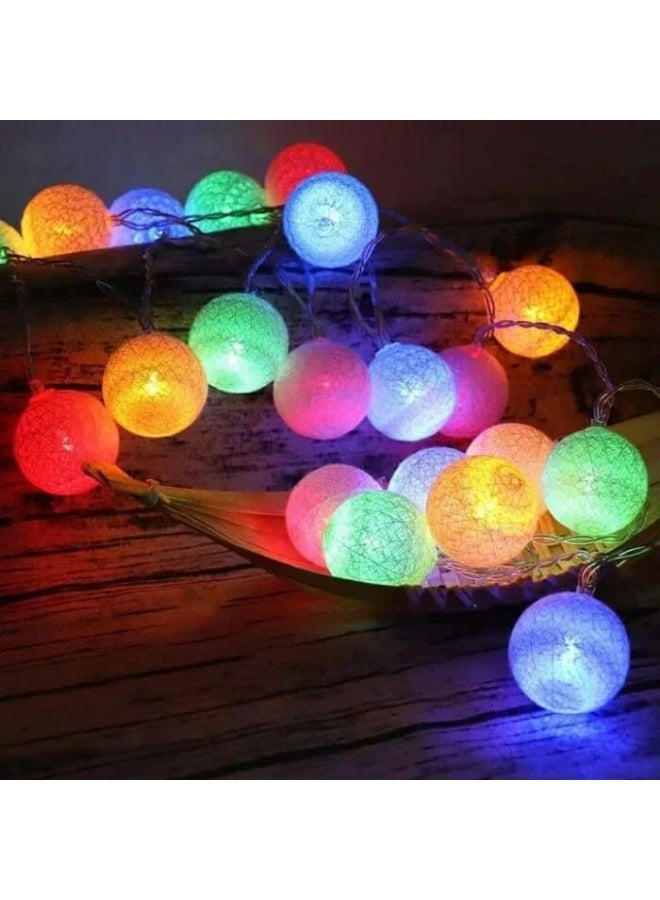 أضواء سلسلة LED على شكل كرة صغيرة